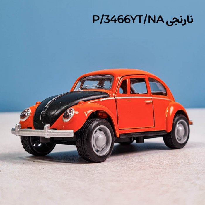 ماشین فلزی عقب کش موزیکال مدل فولکس کد 3466YT