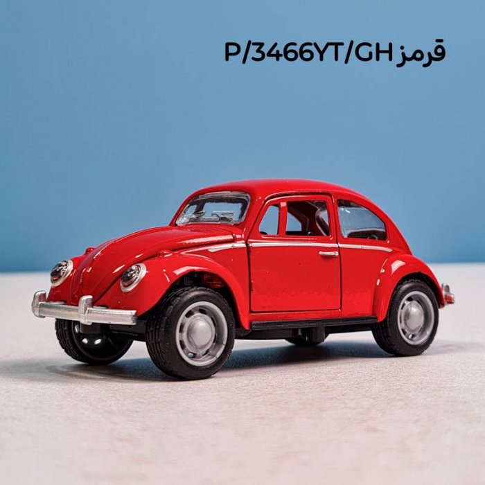 ماشین فلزی عقب کش موزیکال مدل فولکس کد 3466YT