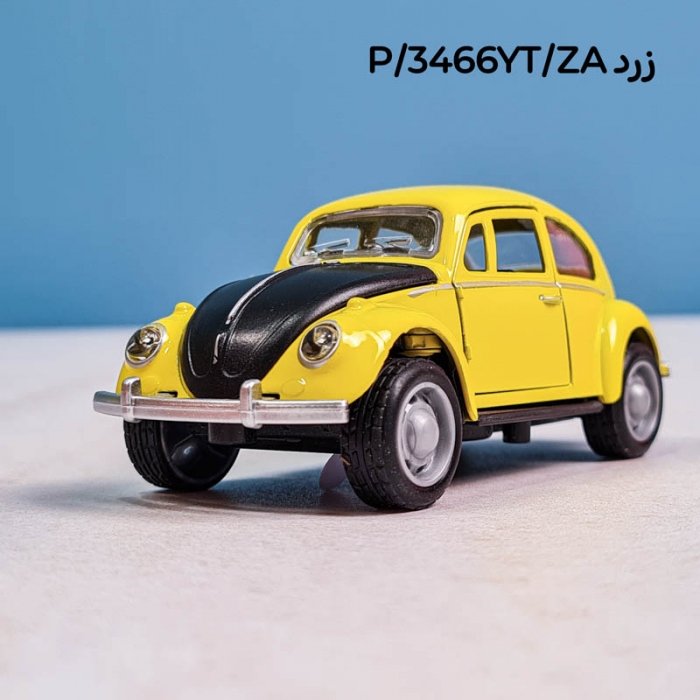 ماشین فلزی عقب کش موزیکال مدل فولکس کد 3466YT