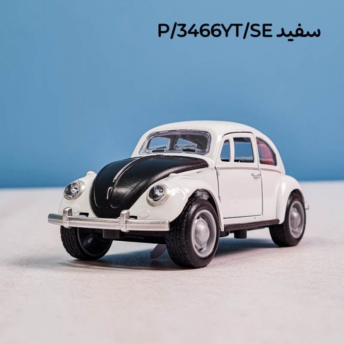 ماشین فلزی عقب کش موزیکال مدل فولکس کد 3466YT