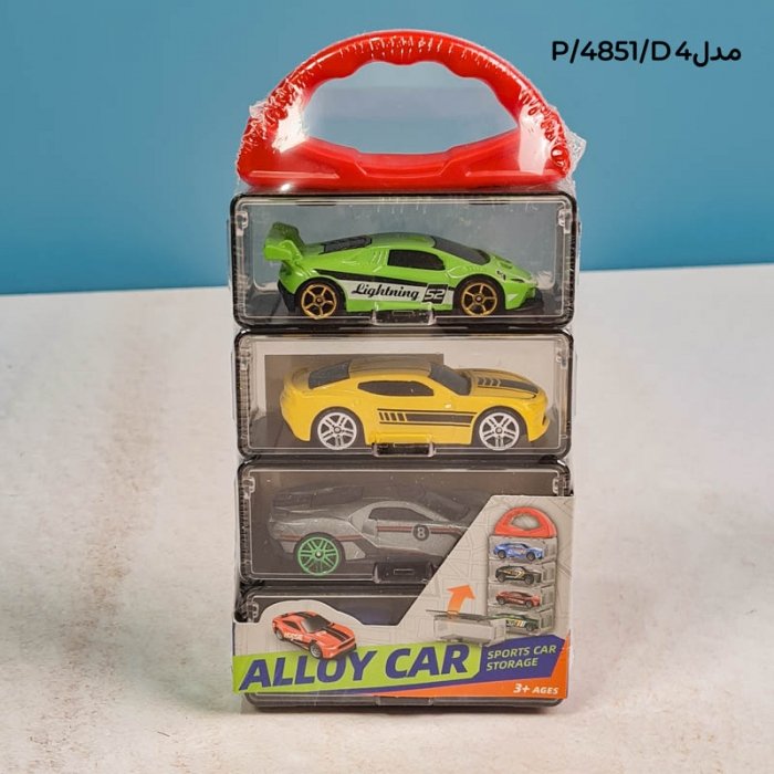 ست ماشین مسابقه 4 عددی کد 4851