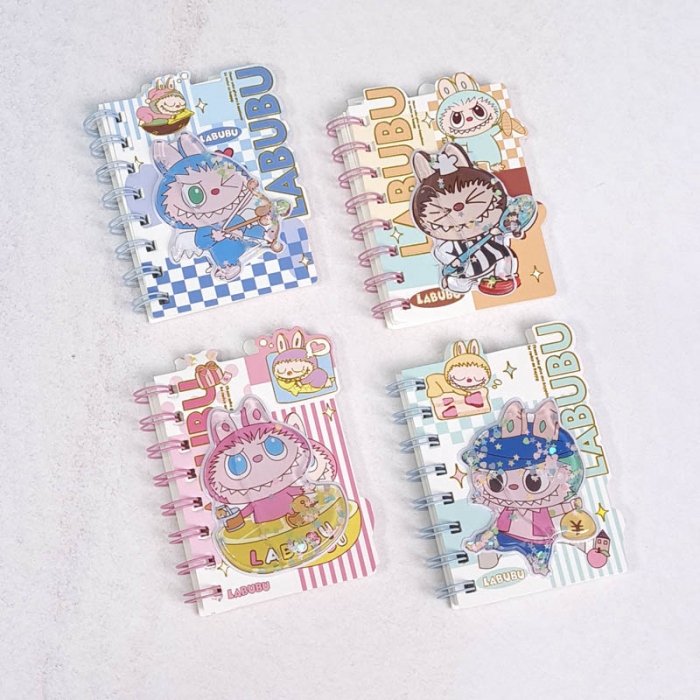 دفترچه یادداشت فانتزی طرح لبوبو LABUBU کد 7774
