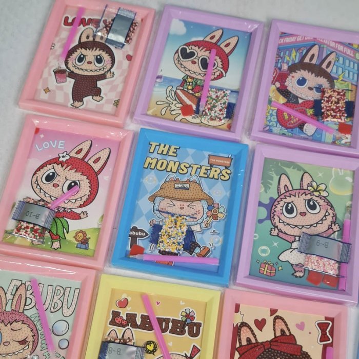 تابلو نقاشی الماسی کودک طرح لبوبو کد 6833335