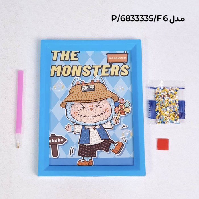 تابلو نقاشی الماسی کودک طرح لبوبو کد 6833335