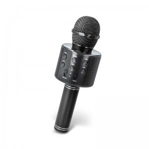 میکروفون اسباب بازی اسپیکر دار مشکی مدل 858