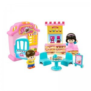 اسباب بازی موزیکال کودک طرح کافی شاپ باآدمک winfun مدل 001309