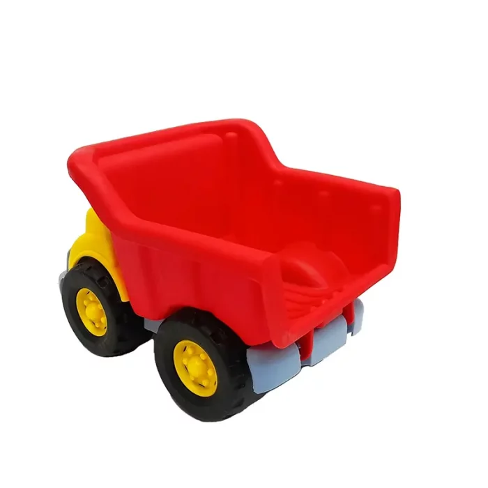 اسباب بازی کامیون خاکریز زرد قرمز کد P/300048/D