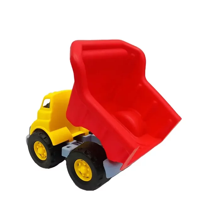اسباب بازی کامیون خاکریز زرد قرمز کد P/300048/D