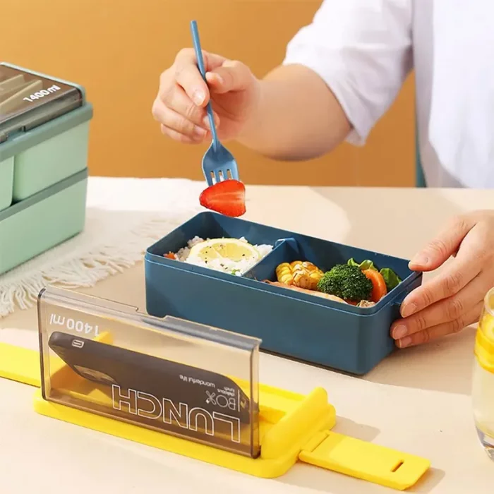 ظرف غذا کودک دو طبقه 3 قسمتی کد 6839020