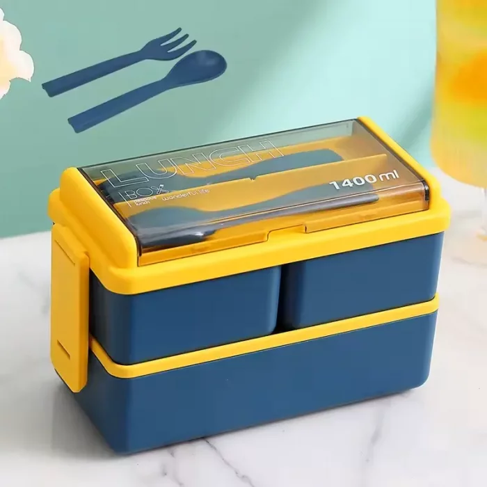 ظرف غذا کودک دو طبقه 3 قسمتی کد 6839020