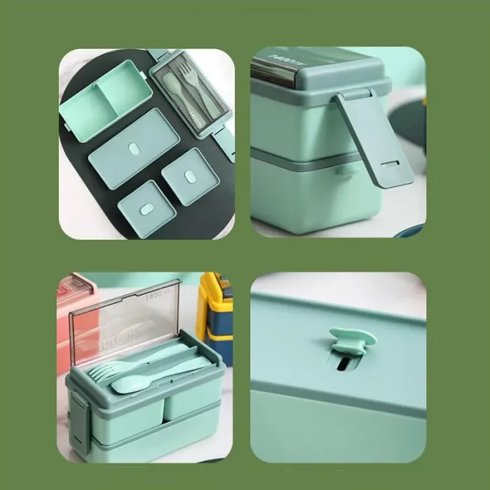 ظرف غذا کودک دو طبقه 3 قسمتی کد 6839020