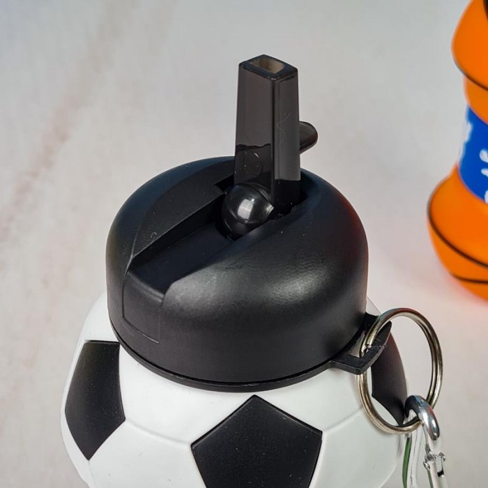 قمقمه سیلیکونی تاشو طرح توپ فوتبال کد P/806/A