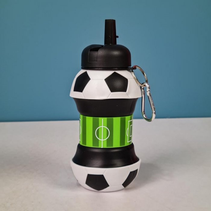 قمقمه سیلیکونی تاشو طرح توپ فوتبال کد P806