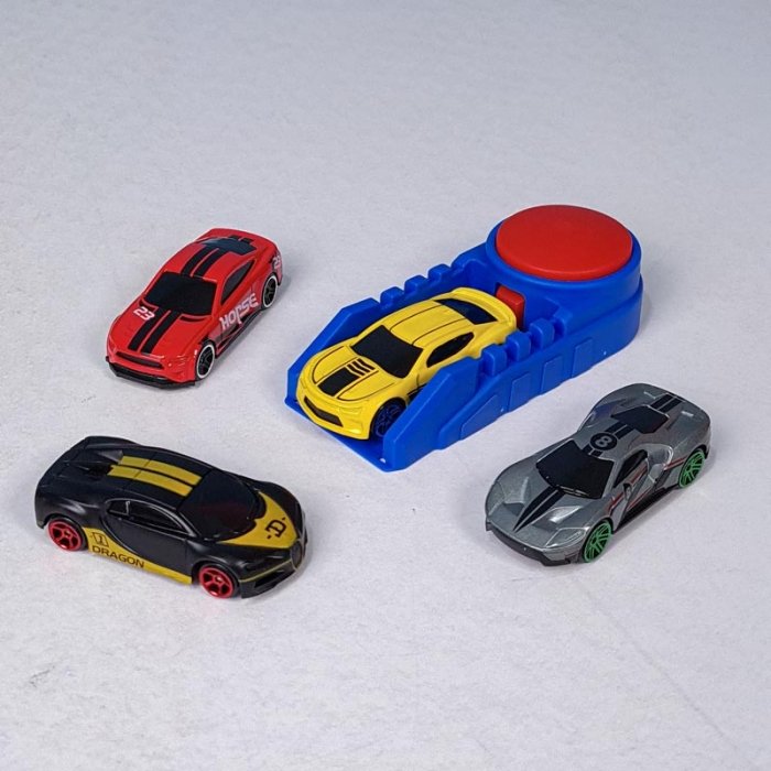 ست پرتاب ماشین مسابقه 4 عددی کد 2853