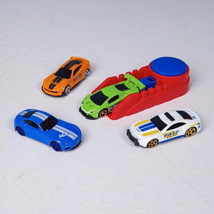 ست پرتاب ماشین مسابقه 4 عددی کد 2853