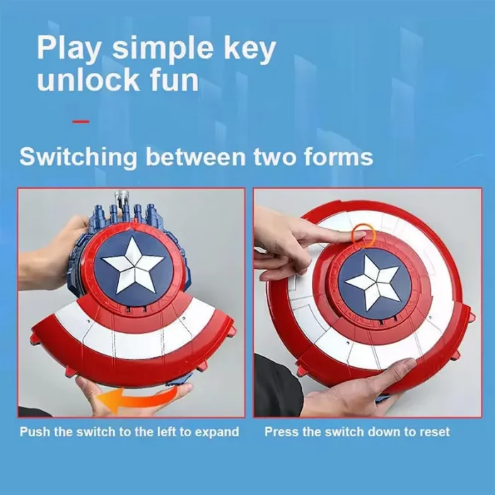 اسباب بازی تفنگ و سپر کاپیتان آمریکا کد D12A