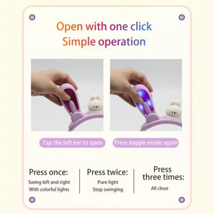 تل مو فانتزی مدل گوش خرگوش کد 85039E