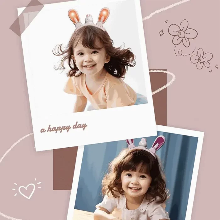 تل مو فانتزی مدل گوش خرگوش کد 85039E