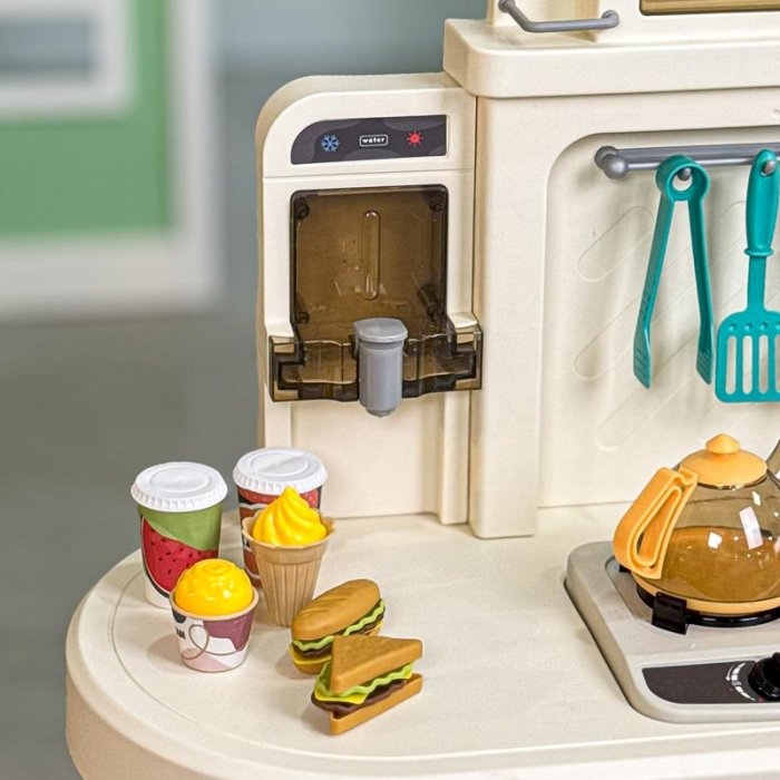 آشپزخانه کودک بزرگ 93 تکه رنگ صورتی کد 888B