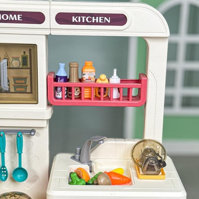 آشپزخانه کودک بزرگ 93 تکه رنگ صورتی کد 888B