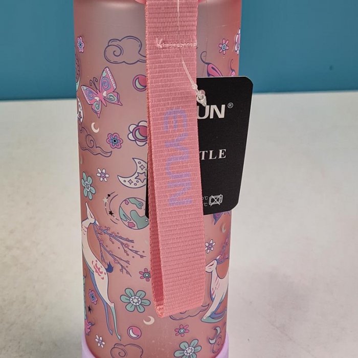 قمقمه نی دار فانتزی 750 میلی لیتر کد YY7004