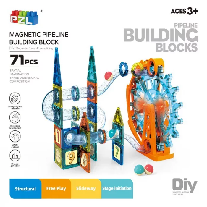 اسباب بازی کاشی مغناطیسی 71 تکه کد 9933B