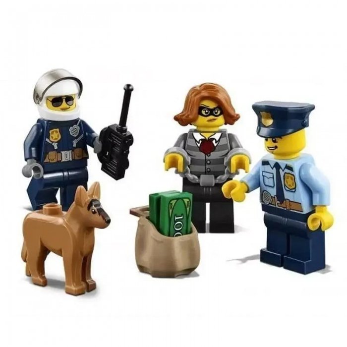 اسباب بازی لگو سری شهر 524 تکه city مدل کامیون پلیس کد LXA415