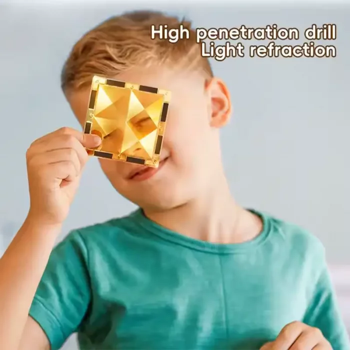 اسباب بازی کاشی های مغناطیسی چراغدار 105 تکه کد 3301