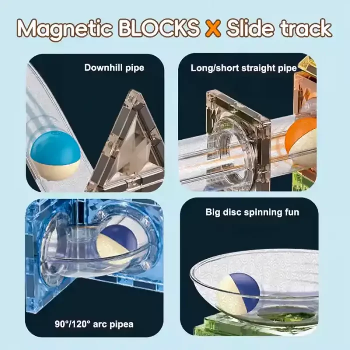 اسباب بازی کاشی های مغناطیسی چراغدار 105 تکه کد 3301