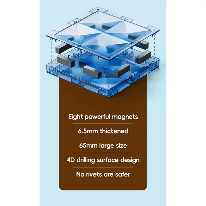اسباب بازی کاشی های مغناطیسی چراغدار 105 تکه کد 3301