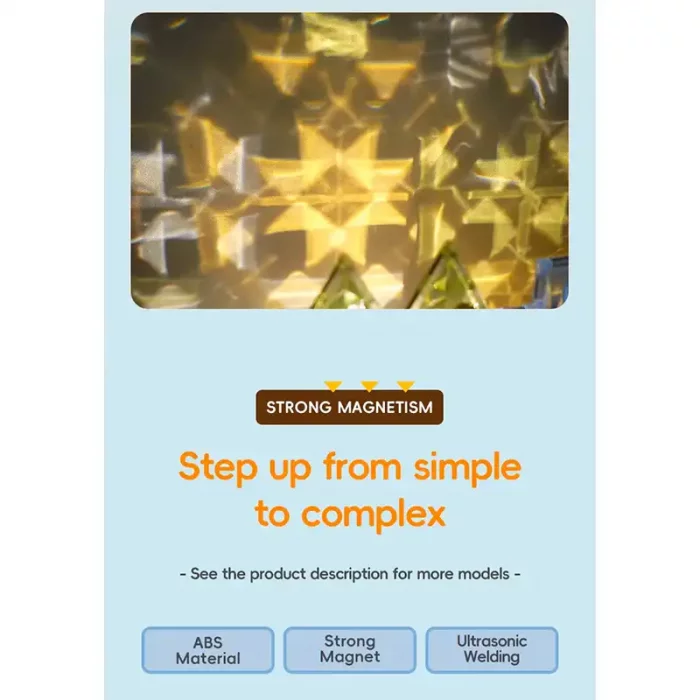 اسباب بازی کاشی های مغناطیسی چراغدار 69 تکه کد 3300