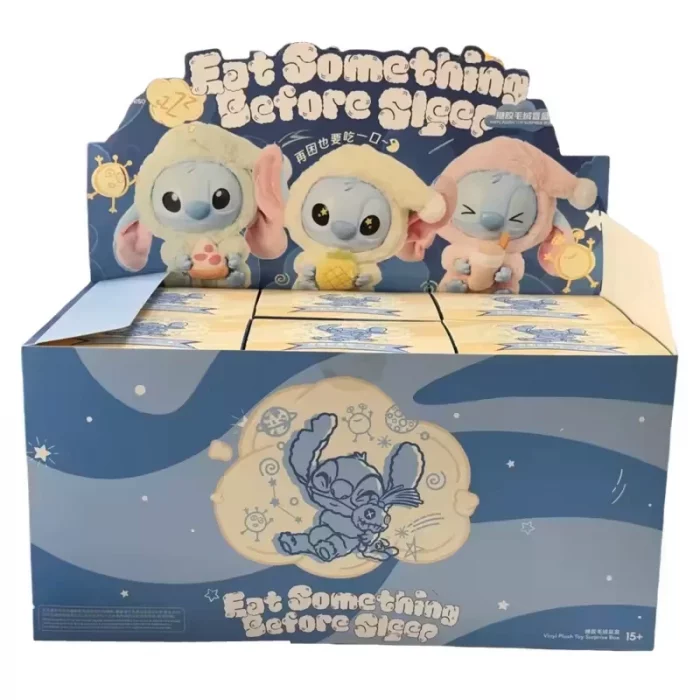 عروسک استیچ شانسی STICH مدلeat something before sleep کد MN202486