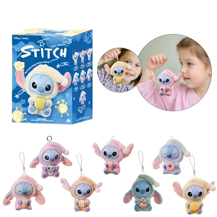 عروسک استیچ شانسی STICH مدلeat something before sleep کد MN202486