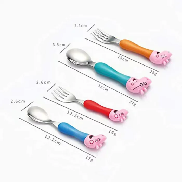 قاشق و چنگال 4 عددی کودک طرح پپا پیگ کد 6853065