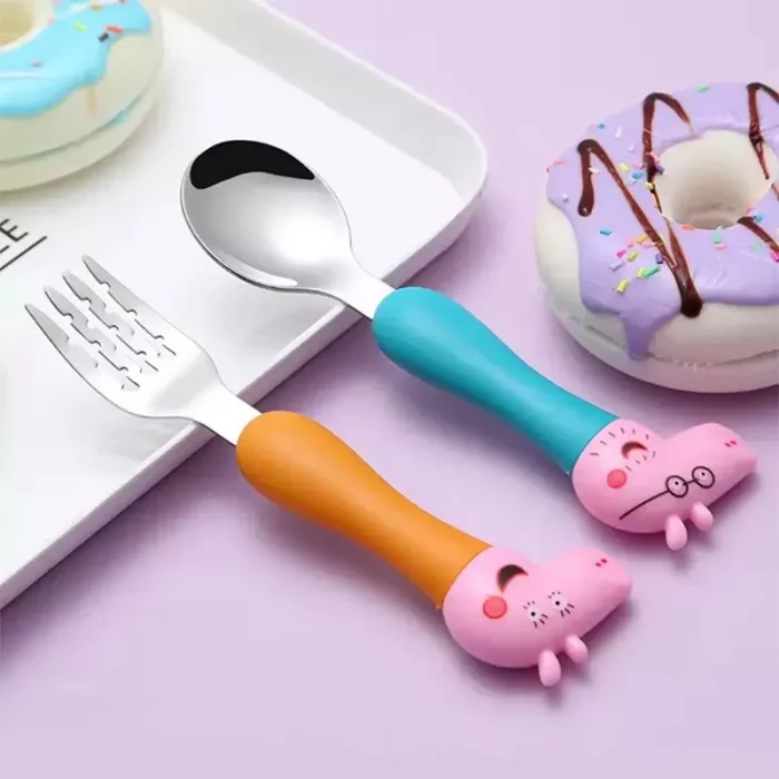 قاشق و چنگال 4 عددی کودک طرح پپا پیگ کد 6853065