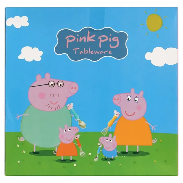 قاشق و چنگال 4 عددی کودک طرح پپا پیگ کد 6853065