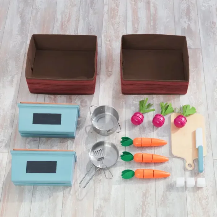 آشپزخانه کودک چوبی کیدکرفت مدل KidKraft Farmhouse Children's Kitchen کد 53444