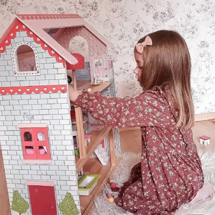 خانه عروسکی چوبی کیدکرفت مدل KidKraft Chelsea Dollhouse کد 65054