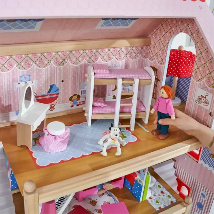 خانه عروسکی چوبی کیدکرفت مدل KidKraft Chelsea Dollhouse کد 65054