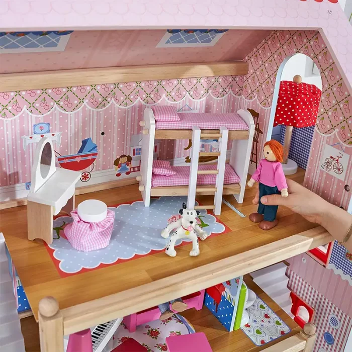 خانه عروسکی چوبی کیدکرفت مدل KidKraft Chelsea Dollhouse کد 65054