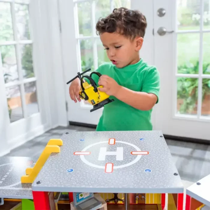 خانه امداد چوبی کیدکرفت مدل KidKraft Everyday Heroes Playset کد 63239