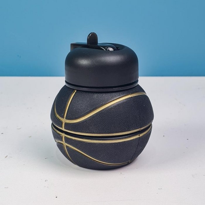 قمقمه سیلیکونی تاشو طرح توپ بسکتبال کد P805