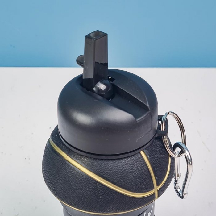 قمقمه سیلیکونی تاشو طرح توپ بسکتبال کد P805