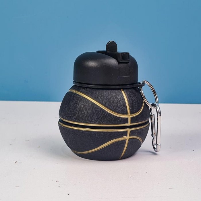 قمقمه سیلیکونی تاشو طرح توپ بسکتبال کد P805