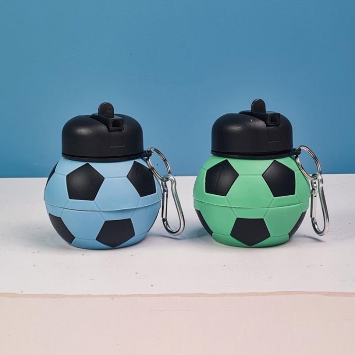 قمقمه سیلیکونی تاشو طرح توپ فوتبال کد P806