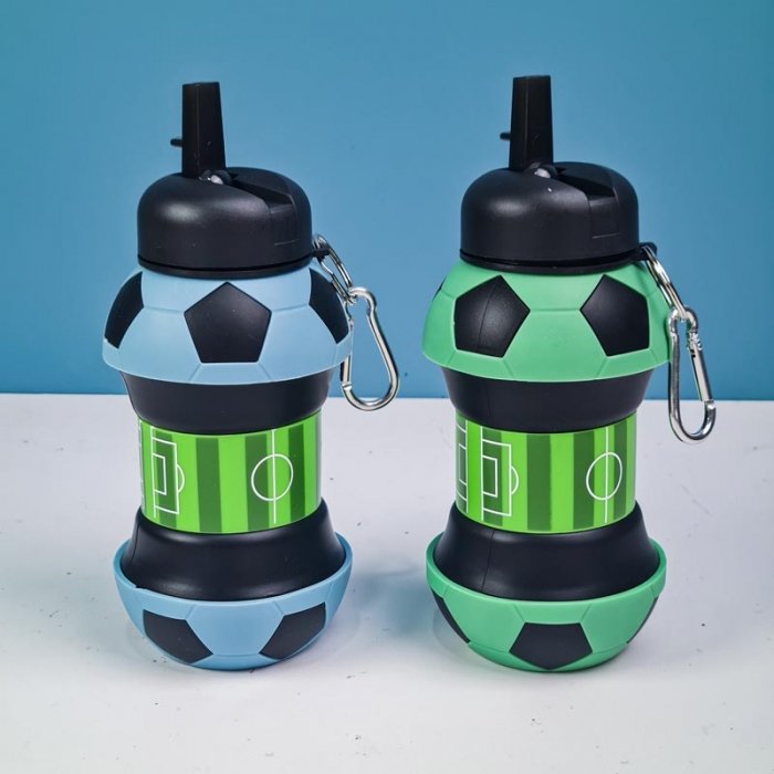 قمقمه سیلیکونی تاشو طرح توپ فوتبال کد P806