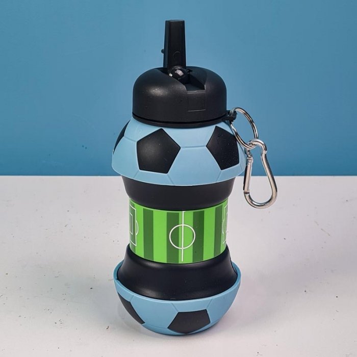 قمقمه سیلیکونی تاشو طرح توپ فوتبال کد P806