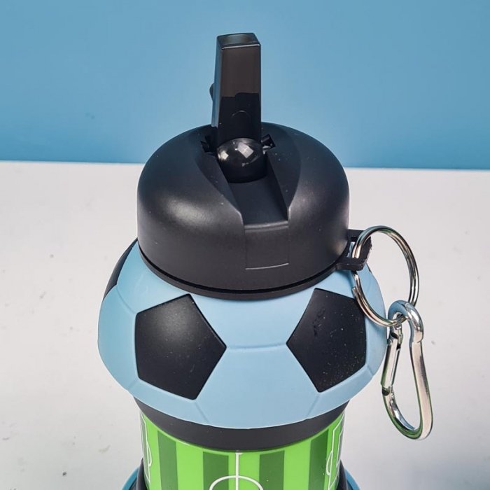 قمقمه سیلیکونی تاشو طرح توپ فوتبال کد P806