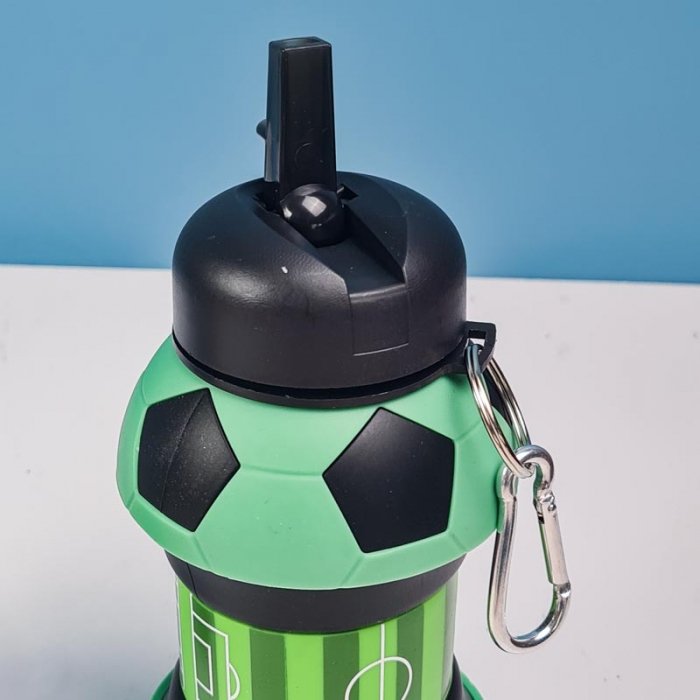 قمقمه سیلیکونی تاشو طرح توپ فوتبال کد P806