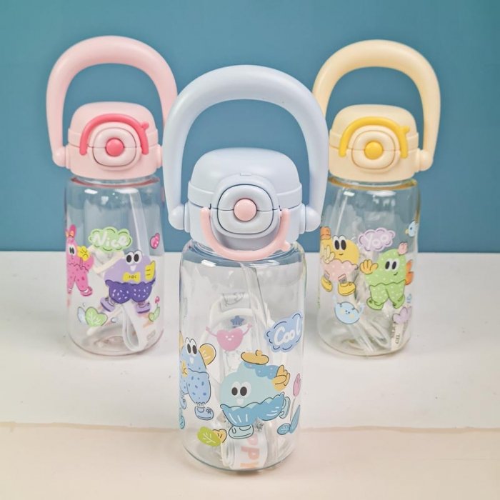 قمقمه نی دار فانتزی 700 میلی لیتر کد KKN0119